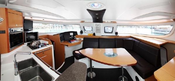 Used Sail Catamaran for Sale 2010 Lipari 41 Layout & Accommodations